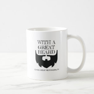 Mug Grande Barbe Arrive Grande Responsabilité Portée