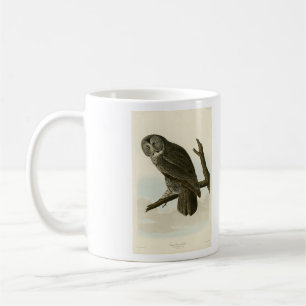Mug Grande Chouette cendrée d'Audubon Birds of America