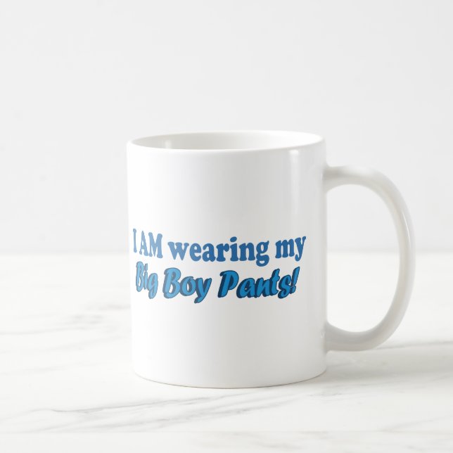 Mug Grande conception des textes de pantalon de garçon (Droite)