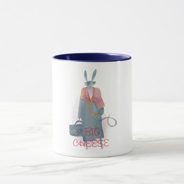 Mug grande coutume drôle docteur pun humour médical (Centre)