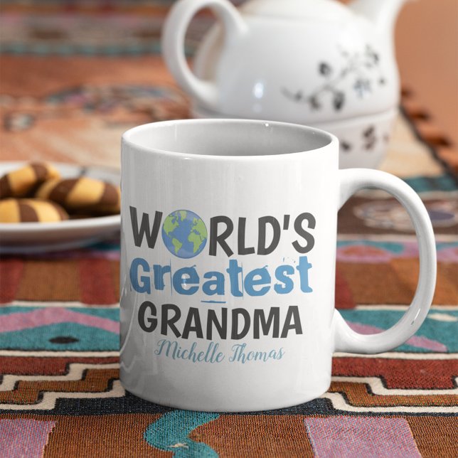 Mug Grande Mamie du monde entier (The World's Greatest Grandma Custom Mug)