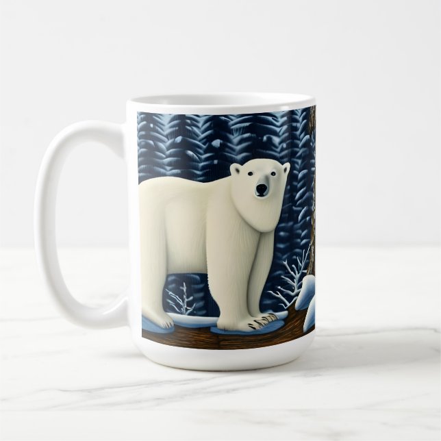 Mug Grande Ours Blanc Du Nord (Gauche)