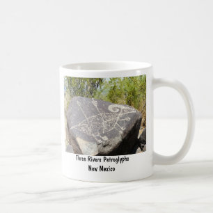 Mug Grande pétroglyphe de moutons de klaxon