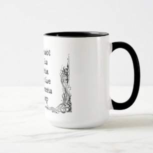 Mug Grande phrase simple fraîche de tao de philosophi