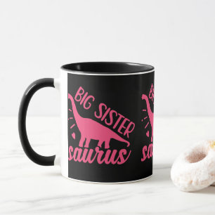 Mug Grande soeur Saurus en rose