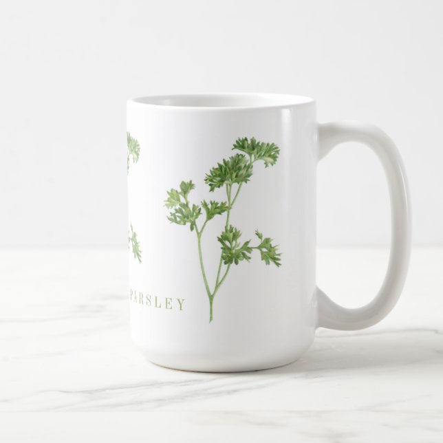 Mug GRANDE TAILLE DE PARSLEY blanc FRAÎCHE (Droite)