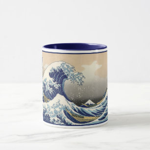 Mug Grande Vague au large de Kanagawa & Mont Fuji Mer 