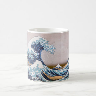 Mug Grande vague du tsunami Kanagawa Japon par Hokusai