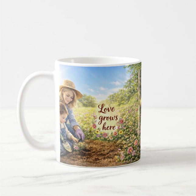 Mug - Grandma Gardening Where Love Grows (Gauche)