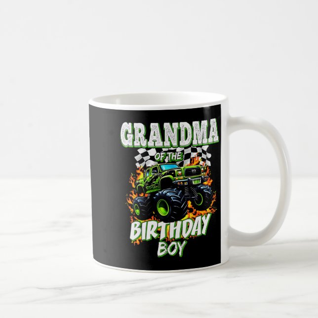 Mug Grandma Of The Birthday Boy Monster Truck Birthday (Droite)