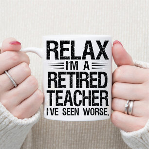 Mug Grandma professionnelle retraitée Funny Cool Café