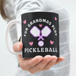 Mug Grandmas amusants Jouer Pickleball