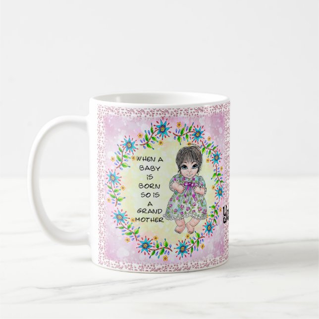 Mug Grandmas Baby Girl   (Gauche)