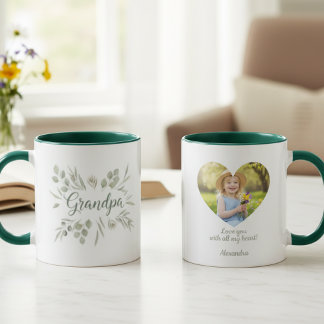 Mug Grandpa Botanical Photo