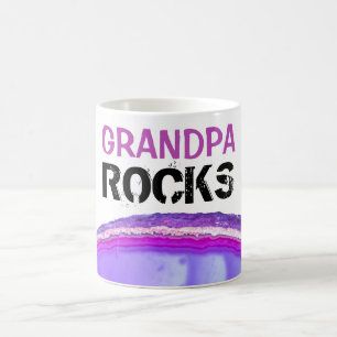 Mug *~* GRANDPA Rocks Stones Porte d'Agate Lapidaire