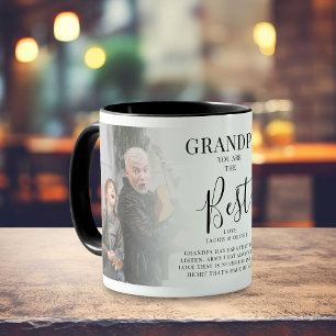 Mug 'GRANDPA' vous êtes le meilleur' Photos, Noms et C
