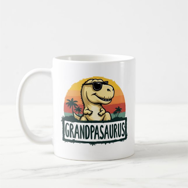 Mug Grandpasaurus Dinosaur Grandpa Saurus Fête des pèr (Gauche)