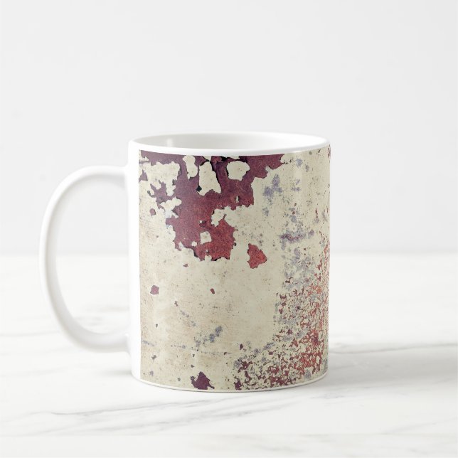 Mug Grands arrière - plans rouille - abstra arrière -  (Gauche)