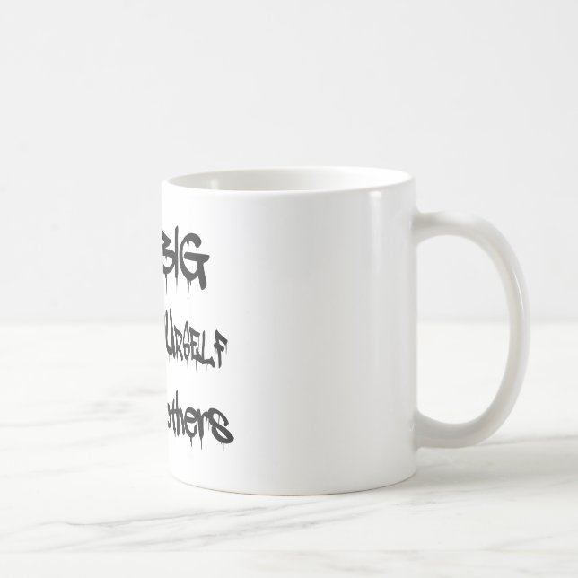 Mug Grands rêveurs se créent inspirent d'autres noirs (Droite)