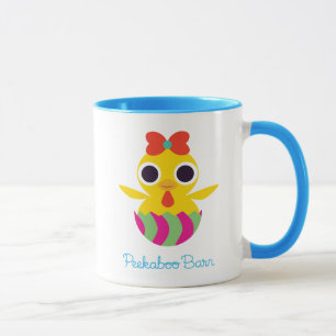 Mug Grange semi-transparente Pâques   Bayla le poussi
