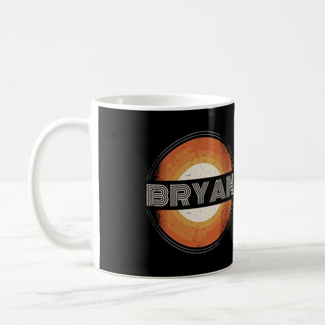 Mug Graphique 365 Prénom Bryan Retro Personnalisé Vi (Gauche)
