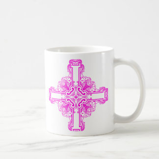 Mug Graphique de croix rose joli