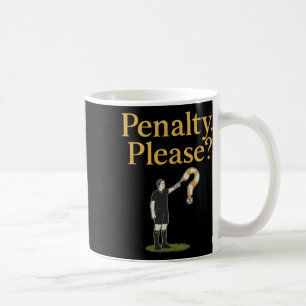 Mug Graphique de drapeau d'arbitre de football Penalty