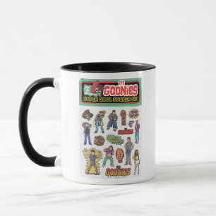 Mug Graphique de la feuille d'autocollants rétro Gooni
