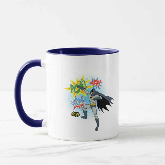 Mug Graphique de poinçonnage Batman (Gauche)