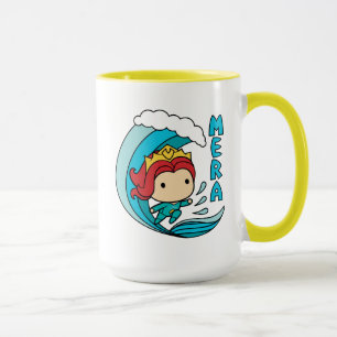 Mug Graphique de vague d'équitation d'Aquaman   Chibi