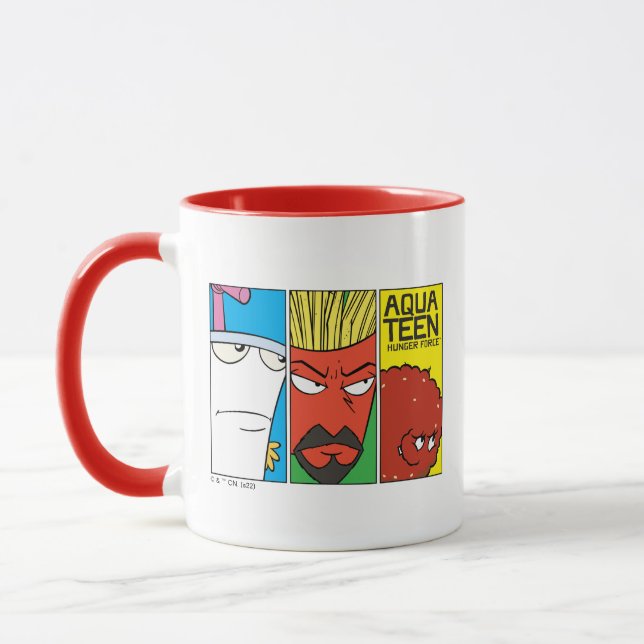 Mug Graphique du panneau de caractères de la force de  (Gauche)