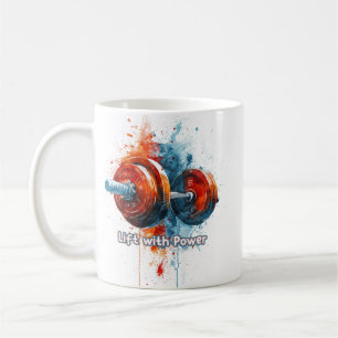 Mug Graphique et texte colorés