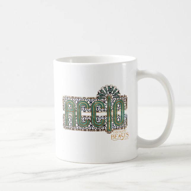 Mug Graphique orthographique Jade Art Déco ACCIO™ (Droite)