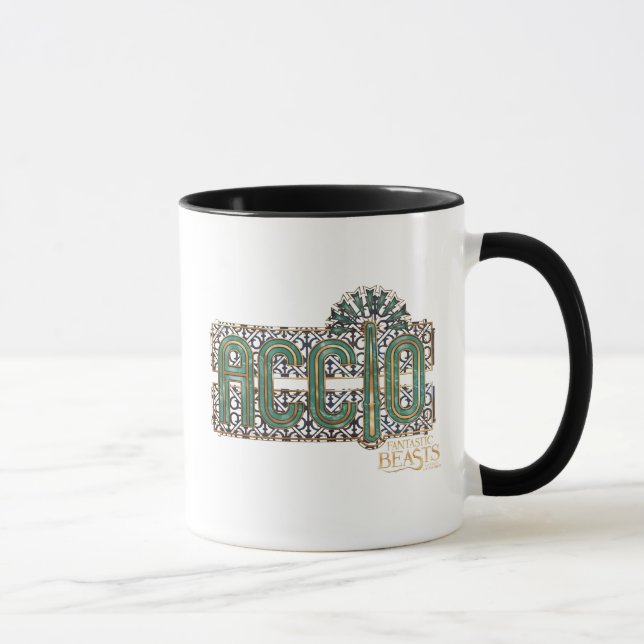 Mug Graphique orthographique Jade Art Déco ACCIO™ (Droite)