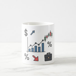 Mug Graphiques et graphiques financiers