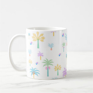 Mug Graphiques Rétro Palmiers 