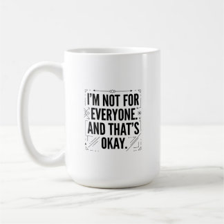 Mug Graphisme à typographie géométrique audacieuse