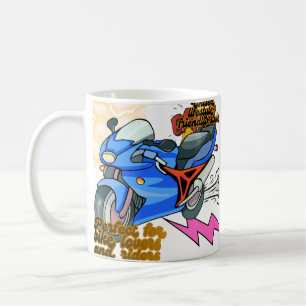 Mug Graphisme d'art de vélo minimal