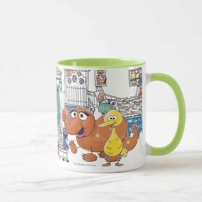 Mug Graphisme de Doodley les amis de Sésame (Droite)