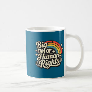 Mug Graphisme Rétro Grand Fan Droits de l'Homme