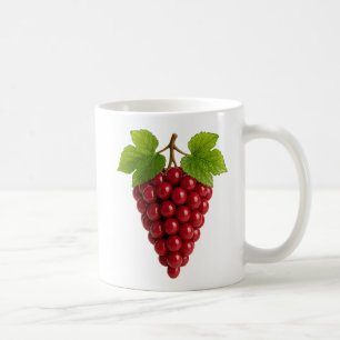 Mug Grappe de raisin rouge 3D