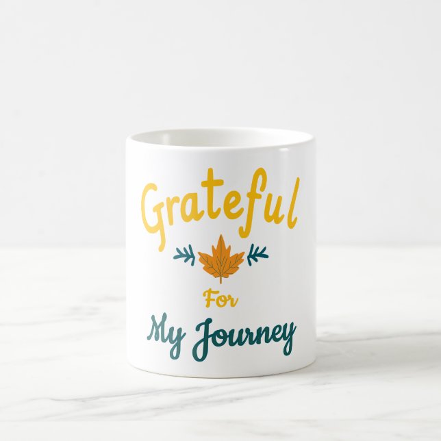 Mug Grateful for My Journey Personnalisable (Centre)