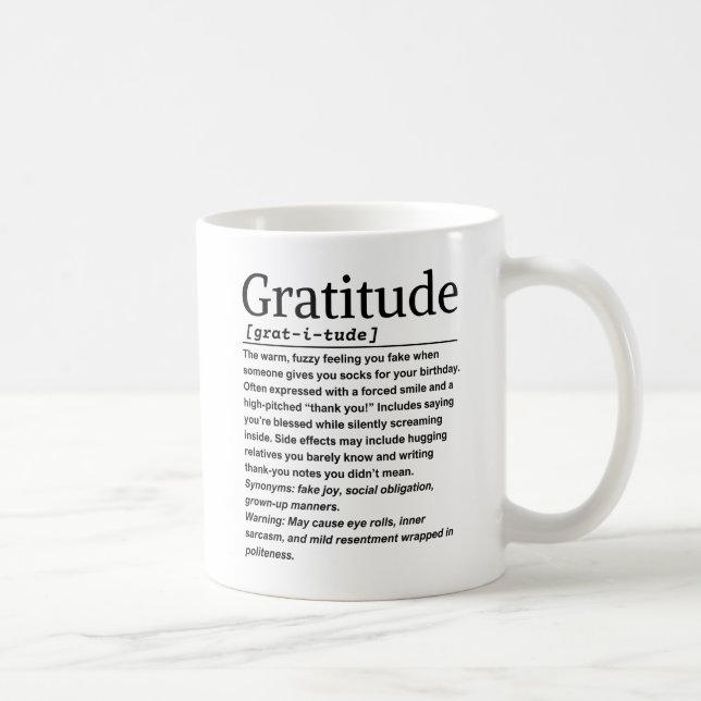 Mug Gratitude (Droite)