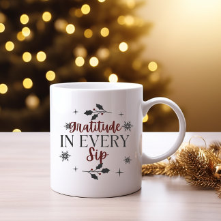 Mug Gratitude dans chaque Sienne