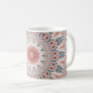Mug Grattez moderne Kaleidoscope Mandala art fractal