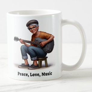 Mug Gratuit Citoyen Aîné Spiraté Bénéficiant De La Vie