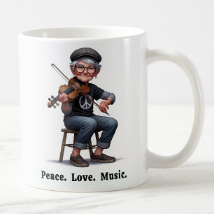 Mug Gratuit Citoyen Aîné Spiraté Bénéficiant De La Vie