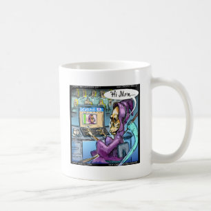 Mug Grave Faucheuse et Skythe Funny Cartes cadeaux et