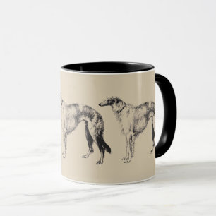 Mug Gravure de Borzoi Martynow