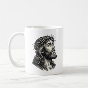 Mug Gravure Vintage Couronne d'Épines Dessin de Portra